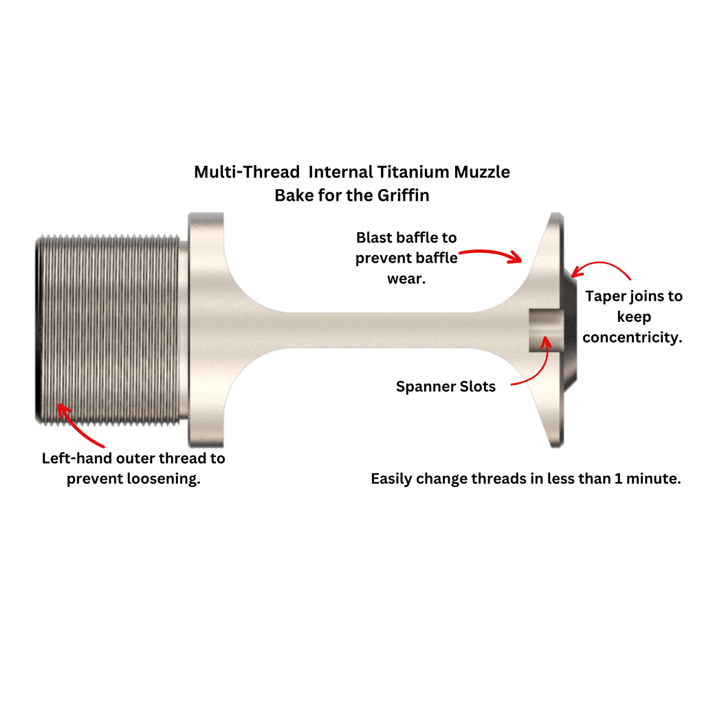 GRIFFIN SUPPRESSOR MUZZLE BRAKES