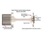 GRIFFIN SUPPRESSOR MUZZLE BRAKES