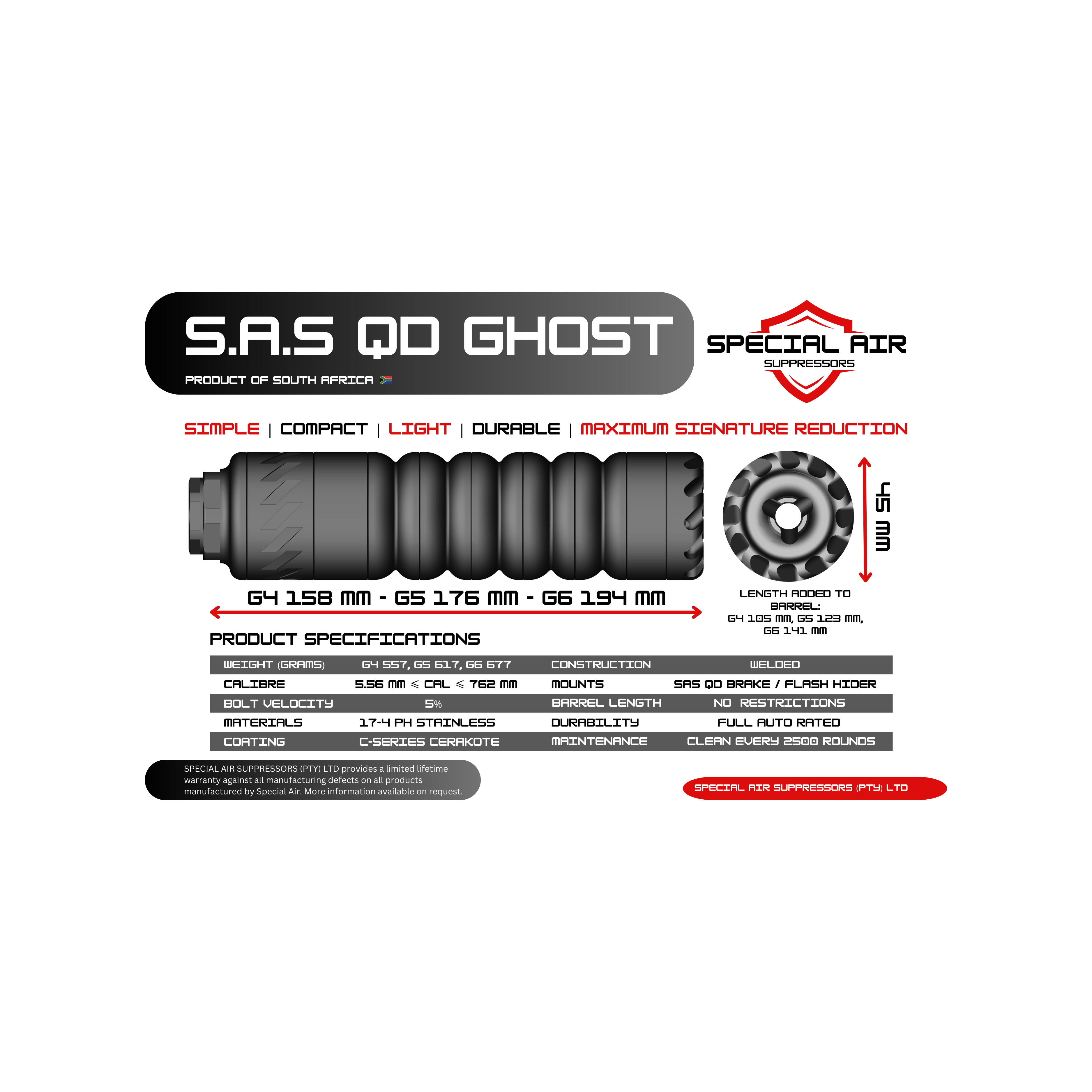 S.A.S QD GHOST
