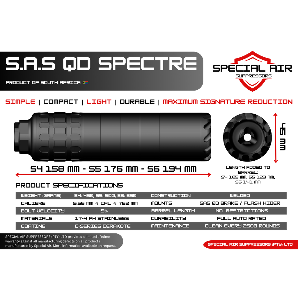 QD SPECTRE SUPPRESSOR